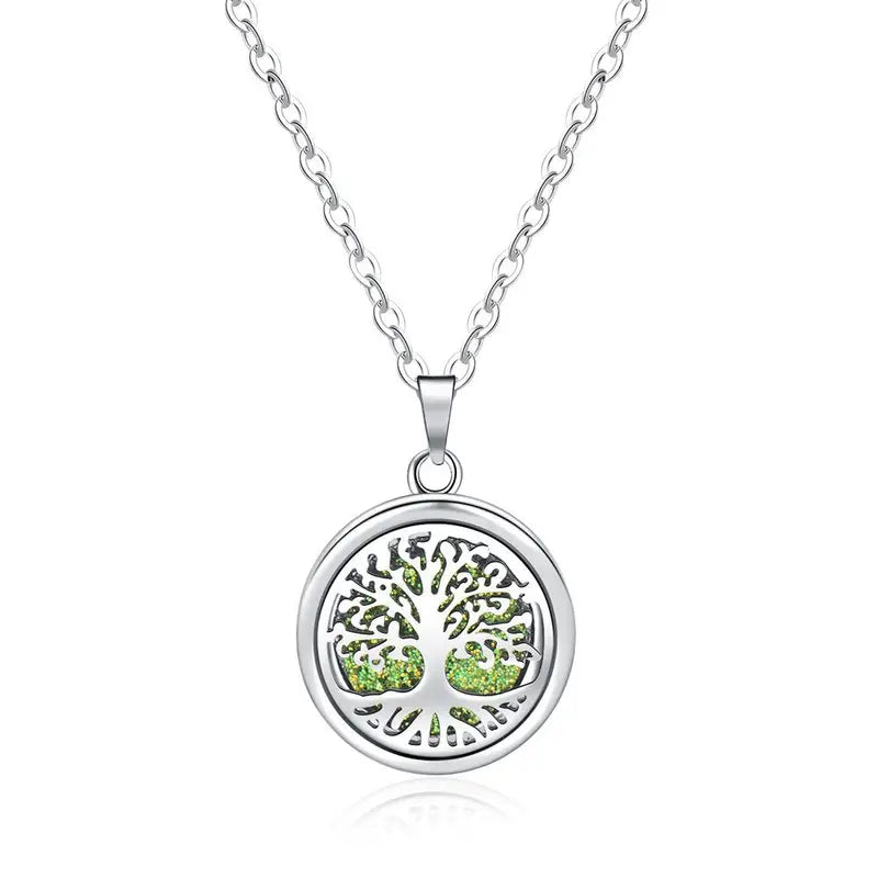 Aromatherapy Diffuser Necklace - Tree of Life